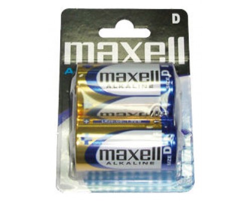 PILAS LR20 MAXELL LR20-B2 GD 1.5V BLISTER 2 UNIDADES